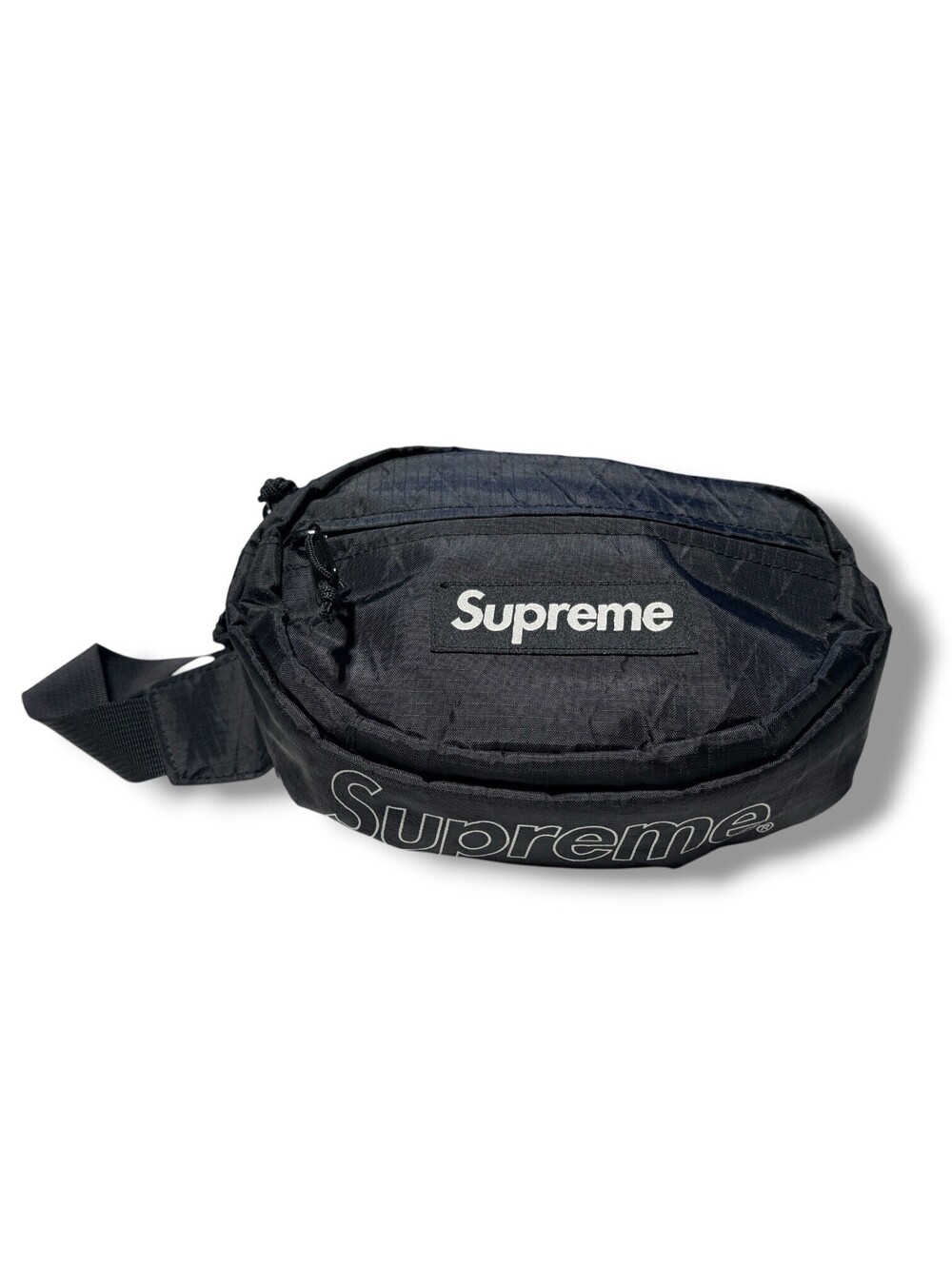 Supreme FW18 Waist Bag Black Dimension-Polyant Fall Winter 2018 Crossbody
